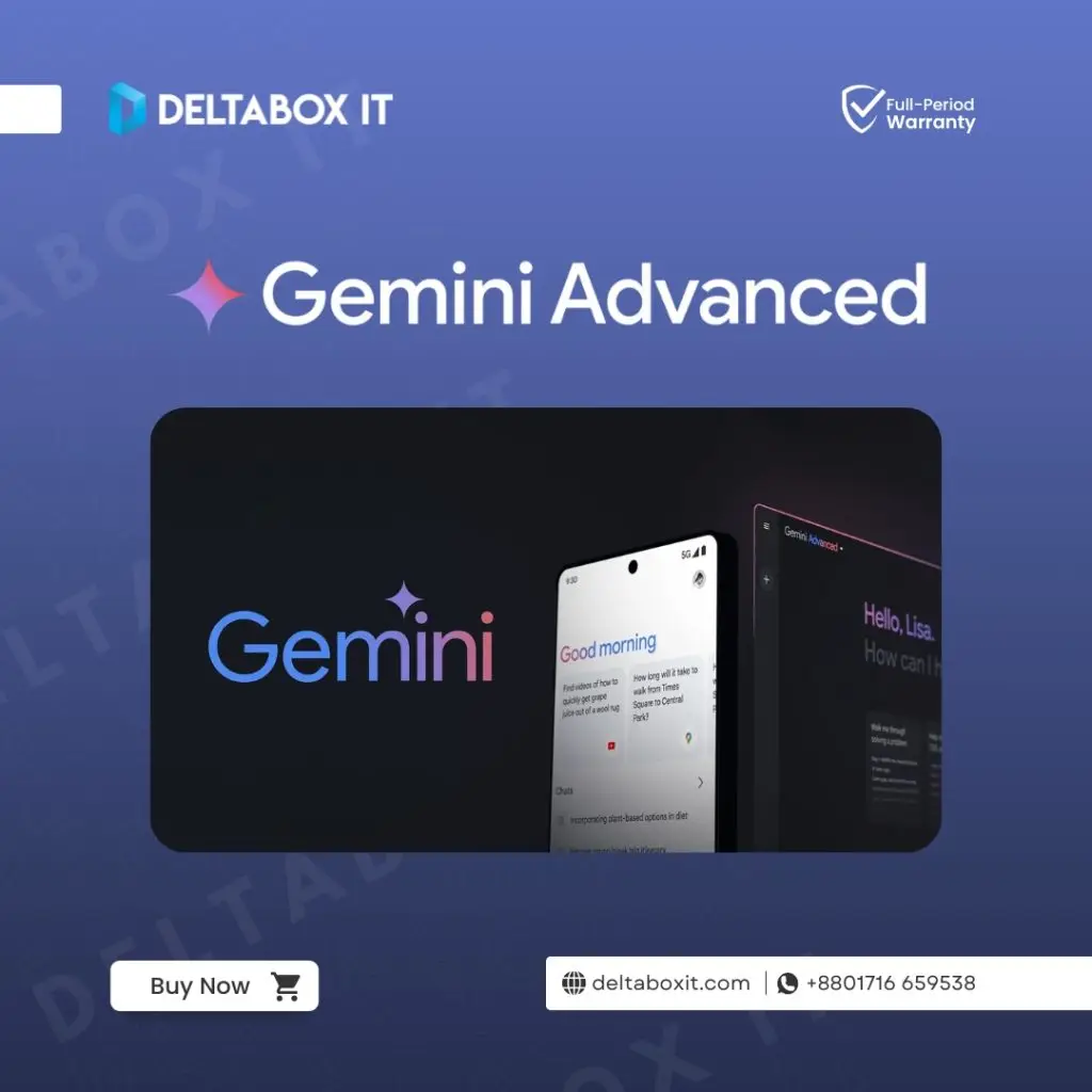 Gemini Advanced AI with 2TB Google One in Bangladesh