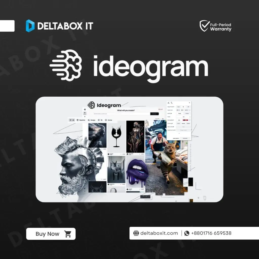 Ideogram AI Personal Subscription by DeltaBox IT