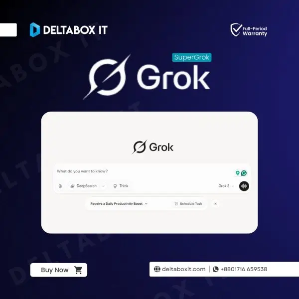 Grok AI Subscription Price in BD 2025 – Shared & Personal | DeltaBox IT