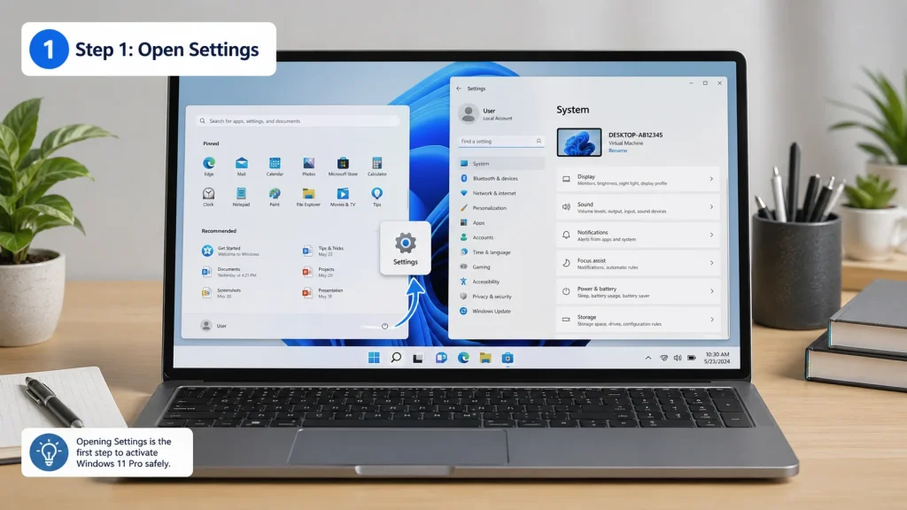 Activate Windows 11 Pro with Product Key bangladesh Step 1