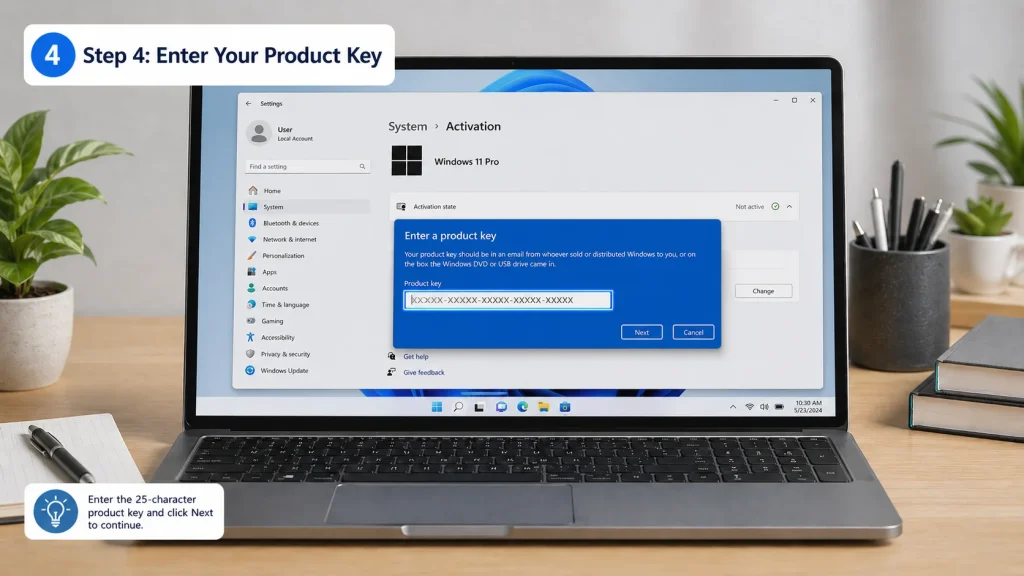 Activate Windows 11 Pro with Product Key bangladesh Step 4