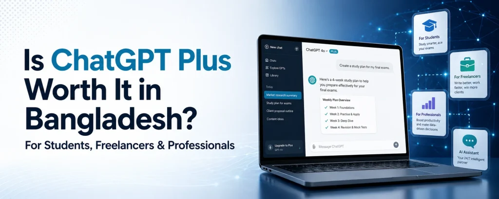 Is ChatGPT Plus worth it in Bangladesh for students freelancers and professionals