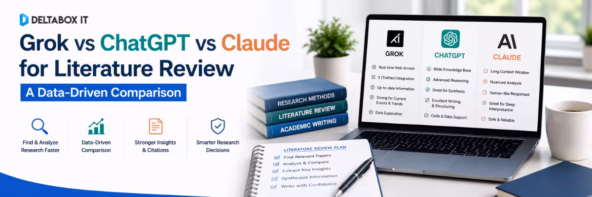 ChatGPT vs Claude vs Grok comparison for literature reviews