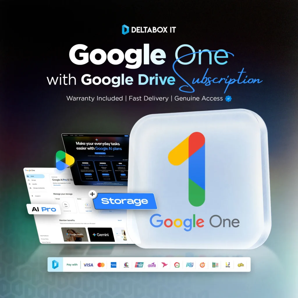 Google Drive Storage (Google One) Subscription in Bangladesh