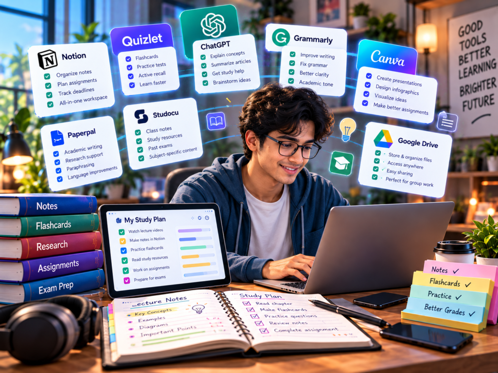 Best Study Tools for University Students: Notes, Flashcards & Learning Resources 2 Combine tools into a practical study workflow