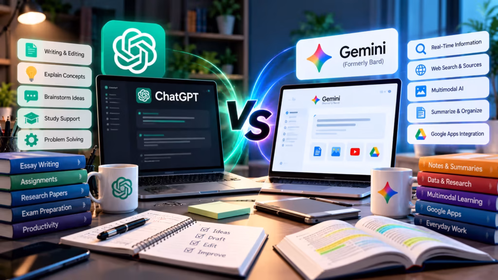 <h2>ChatGPT vs Gemini (Formerly Bard): Which Is Better for Study, Writing and Everyday Work?</h2> 2 ChatGPT and Gemini are two of the most capable general purpose AI assistants available