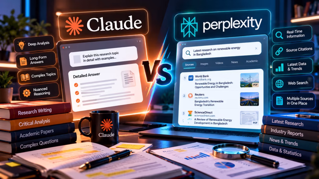 <h2>Claude vs Perplexity: Which Is Better for Research and Source-Based Answers?</h2> 3 How Perplexity Handles Research