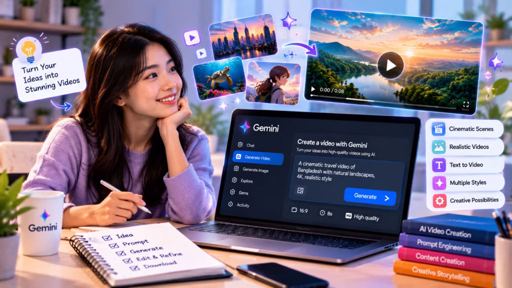 How to Create an AI Video in Gemini