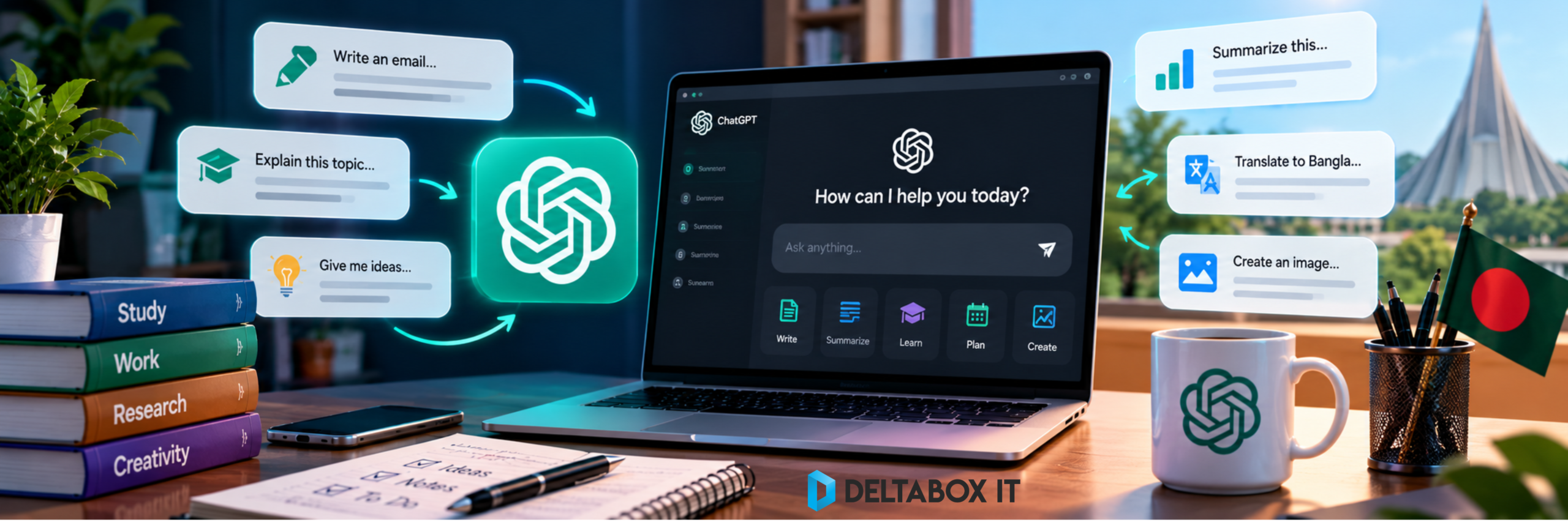 How to use ChatGPT chatbot in Bangladesh with beginner-friendly prompts, Bangla chatting and practical examples