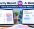 Turnitin Similarity Report vs AI detection comparison showing what each result and percentage means