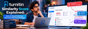 Turnitin Similarity Score explained with matched sources, percentages and similarity report